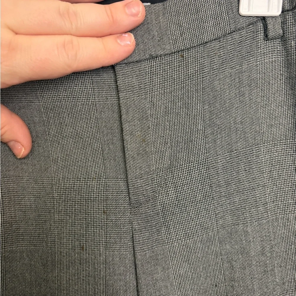 GAP Black and Gray Wide-Leg Trousers with pockets size 2L